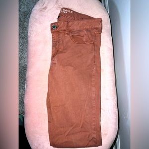 Rustic red American Eagle jean Jeggings women’s 10 long!